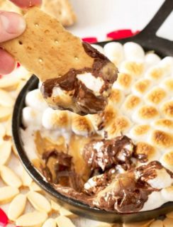 Peanut Butter Mini Skillet S'mores | cakenknife.com