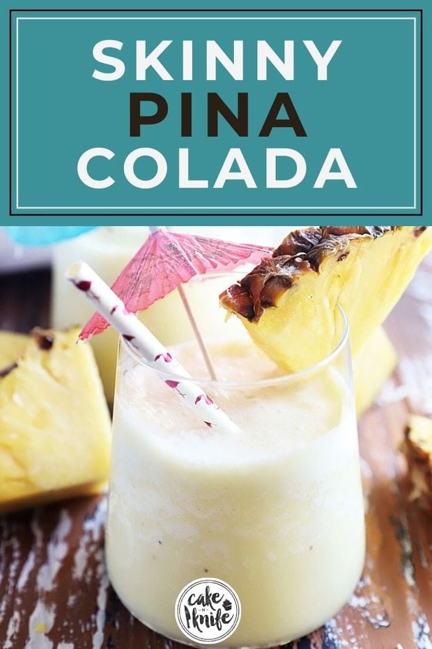 Tropical Skinny Piña Colada Recipe Cake 'n Knife