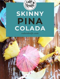 Skinny Piña Colada Pinterest Image