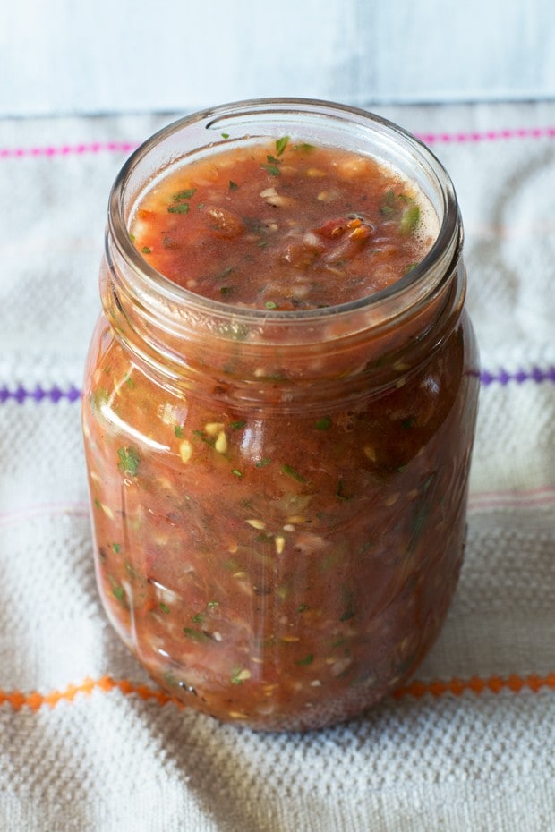 Charred Tomato Salsa | cakenknife.com