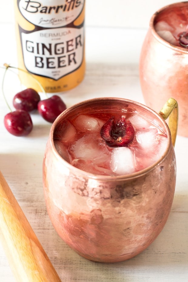 Very Cherry Moscow Mule | cakenknife.com
