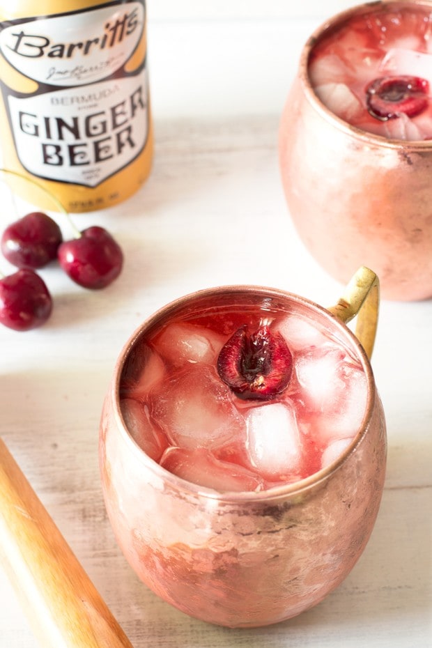 Very Cherry Moscow Mule | cakenknife.com