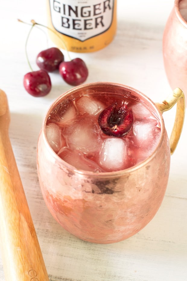 Very Cherry Moscow Mule | cakenknife.com