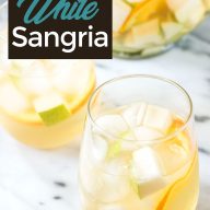 Pear Ginger White Sangria Pinterest Image