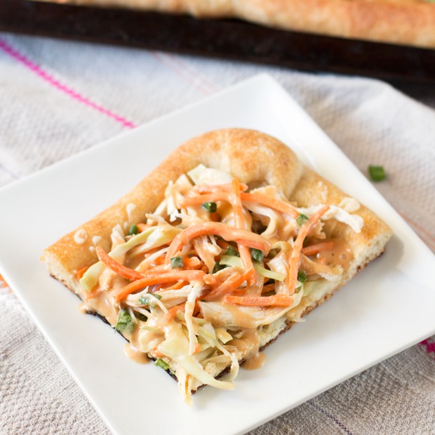 Thai Chicken Pizza | cakenknife.com