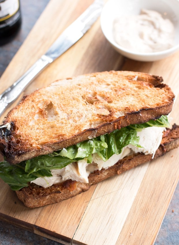 Chicken Caesar Sandwich | cakenknife.com