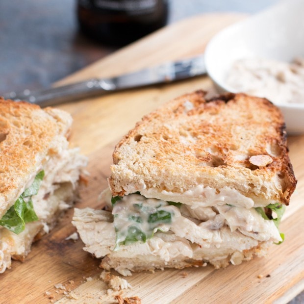 Chicken Caesar Sandwich | cakenknife.com