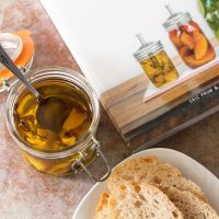 Garlic Confit Oil with Thyme and Black Pepper