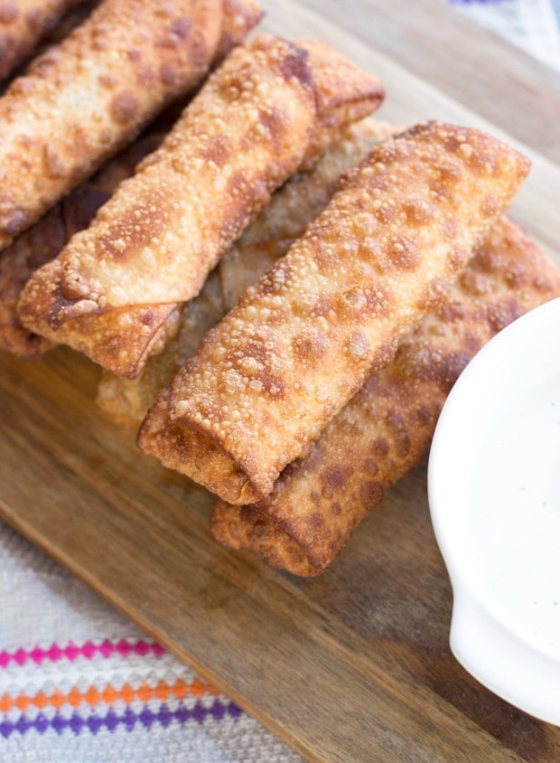 Southwestern Avocado Egg Rolls | cakenknife.com