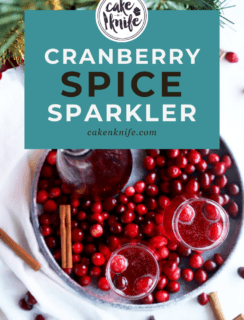 Cranberry Spice Sparkler Pinterest image