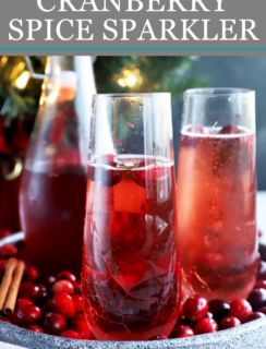 Cranberry Spice Sparkler Pinterest Graphic