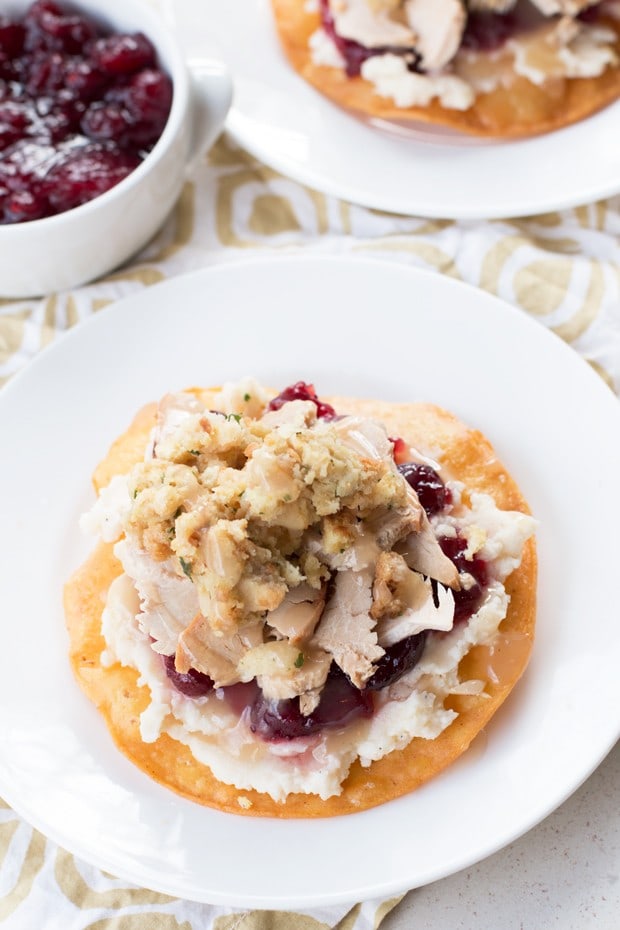 Thanksgiving Leftovers Tostadas | cakenknife.com