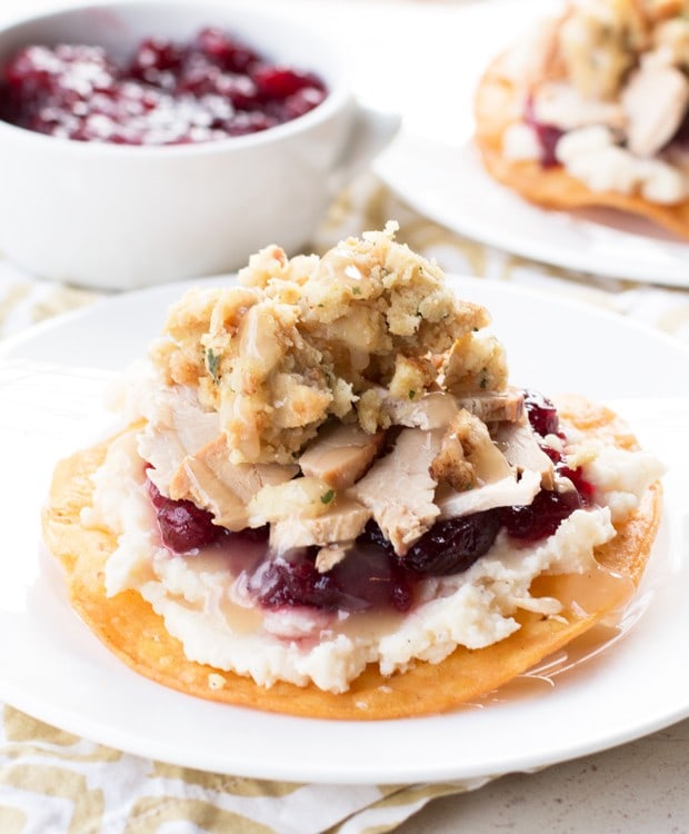 Thanksgiving Leftovers Tostadas | cakenknife.com