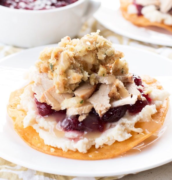 Thanksgiving Leftovers Tostadas | cakenknife.com