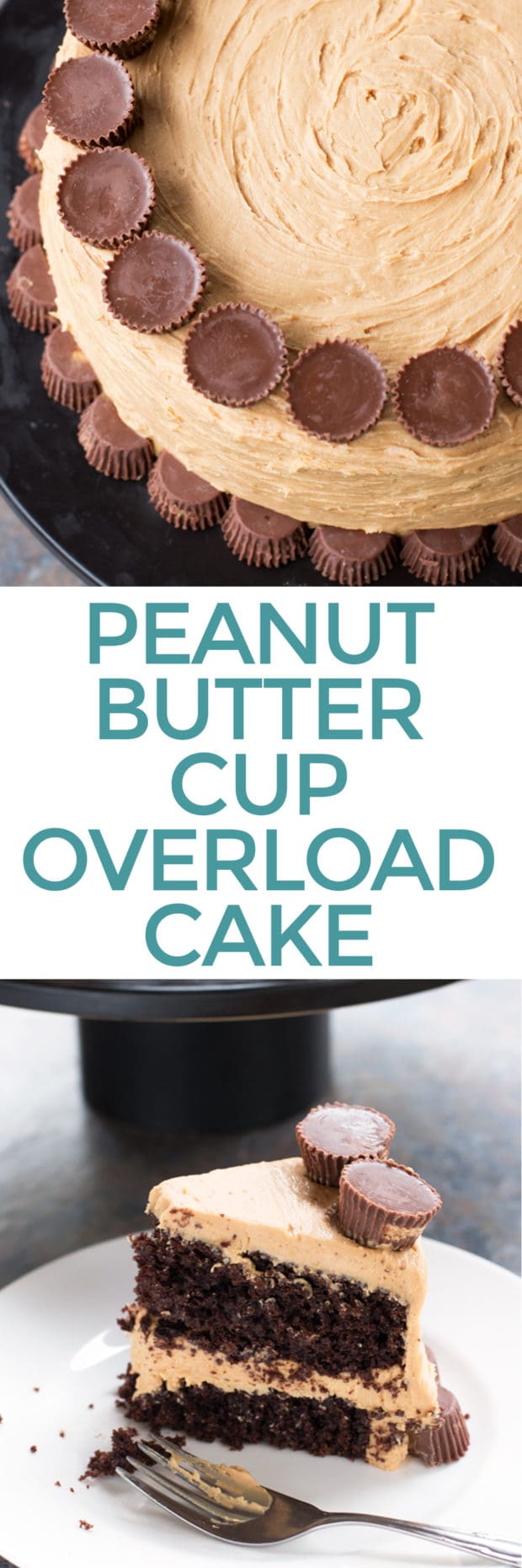 Peanut Butter Cup Overload Cake | cakenknife.com