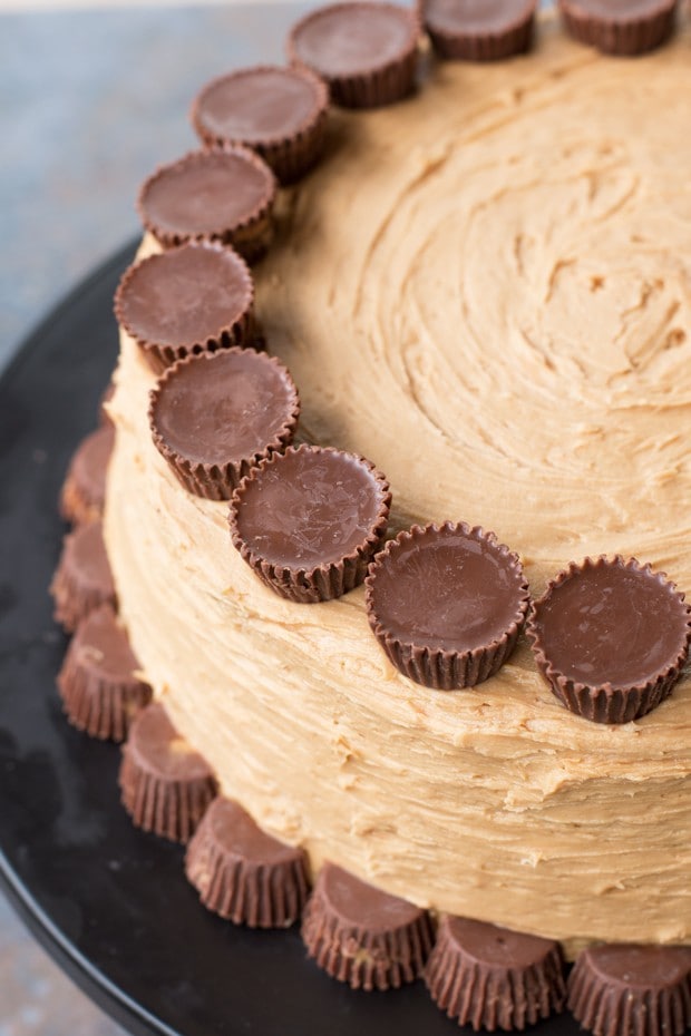 Peanut Butter Cup Overload Cake Recipe | cakenknife.com