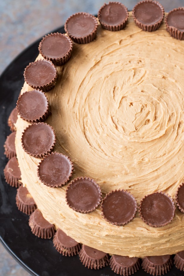 Peanut Butter Cup Overload Cake Recipe | cakenknife.com