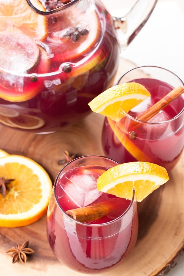 Big Batch Holiday Sangria | cakenknife.com