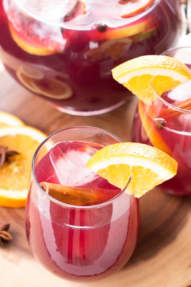 Big Batch Holiday Sangria | cakenknife.com