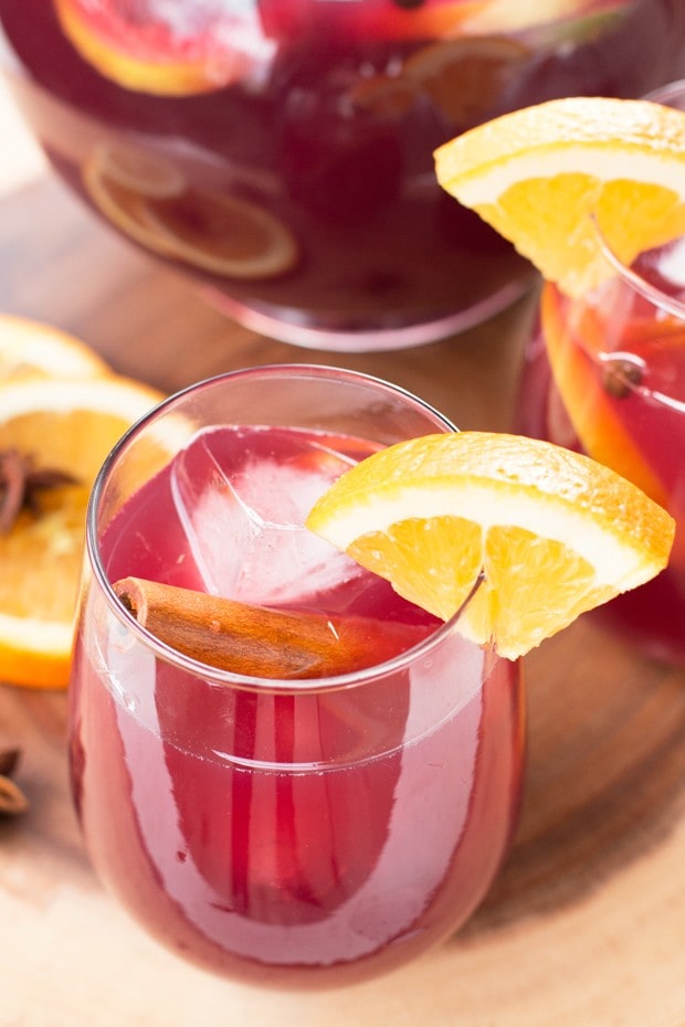 Big Batch Holiday Sangria | cakenknife.com