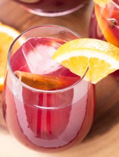 Big Batch Holiday Sangria | cakenknife.com