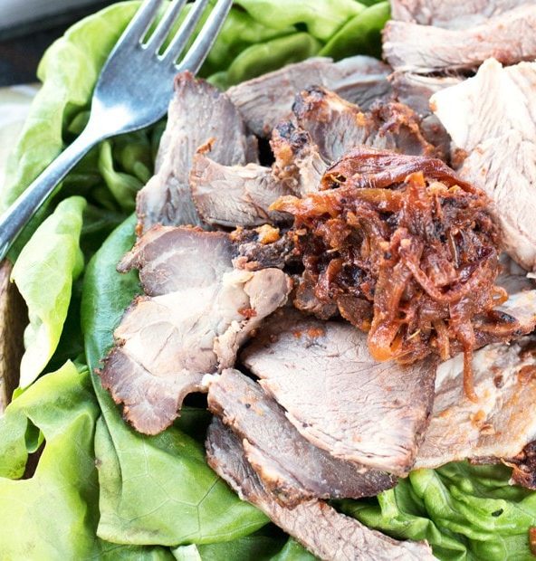 Cookbook Review: Slow Fires & Braised Lamb Shoulder with Onion-Anchovy Jam | cakenknife.com