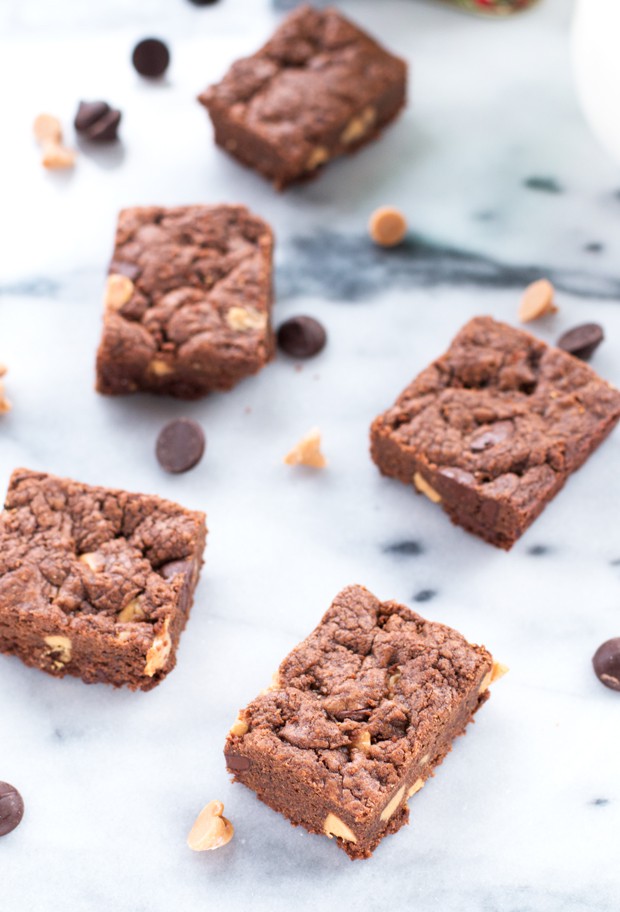 ChewyDoubleChocolatePeanutButterChipCookieBarsImage Cake 'n Knife