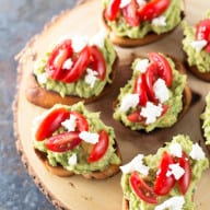 Avocado Goat Cheese Crostini | cakenknife.com