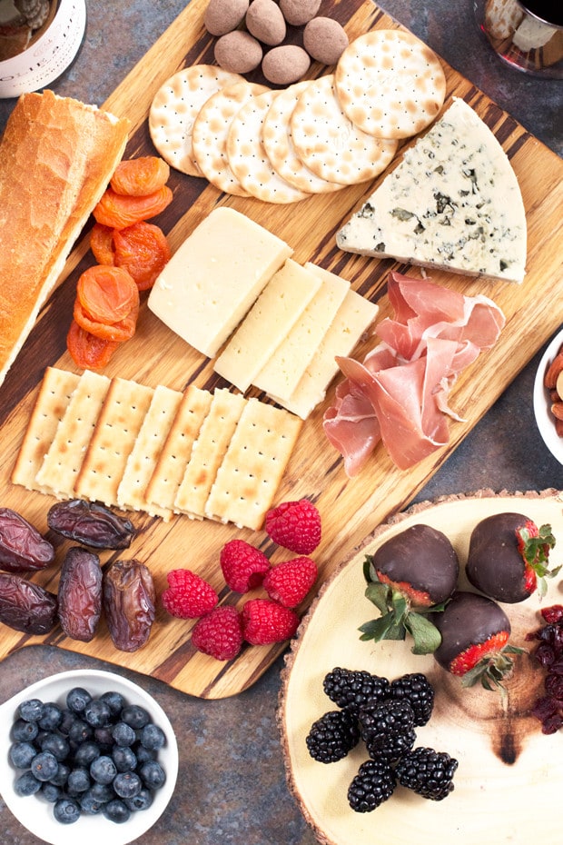 The Ultimate Valentine's Day Cheese Board | cakenknife.com