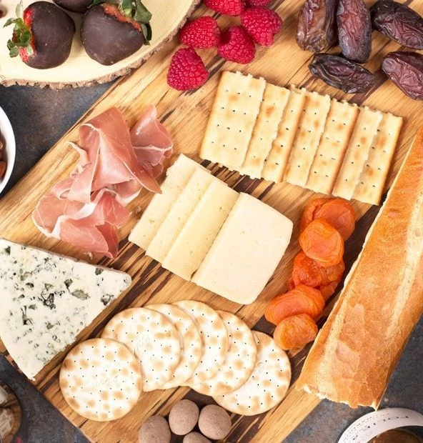 The Ultimate Valentine's Day Cheese Board | cakenknife.com