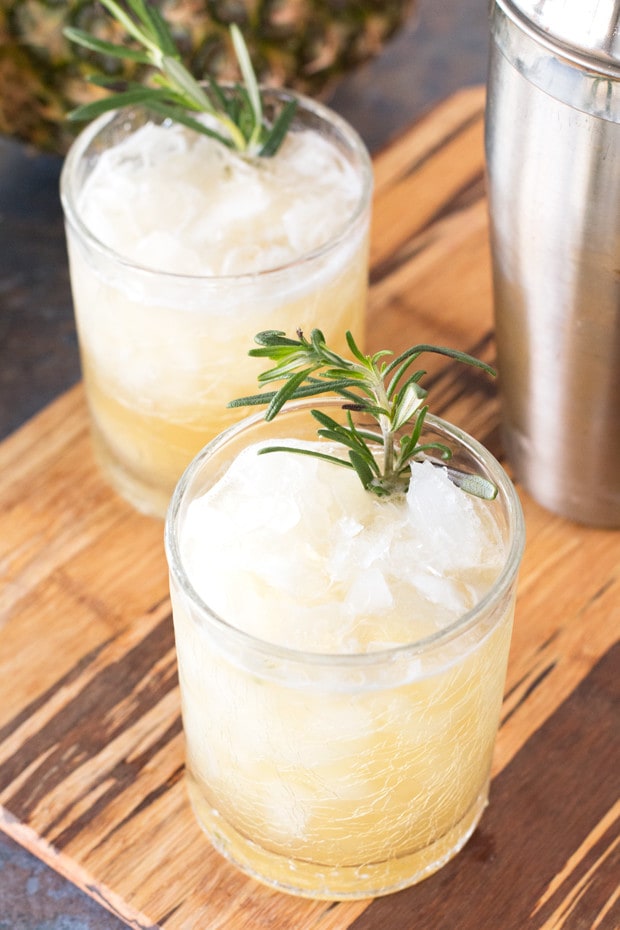 Pineapple Rosemary Smash | cakenknife.com