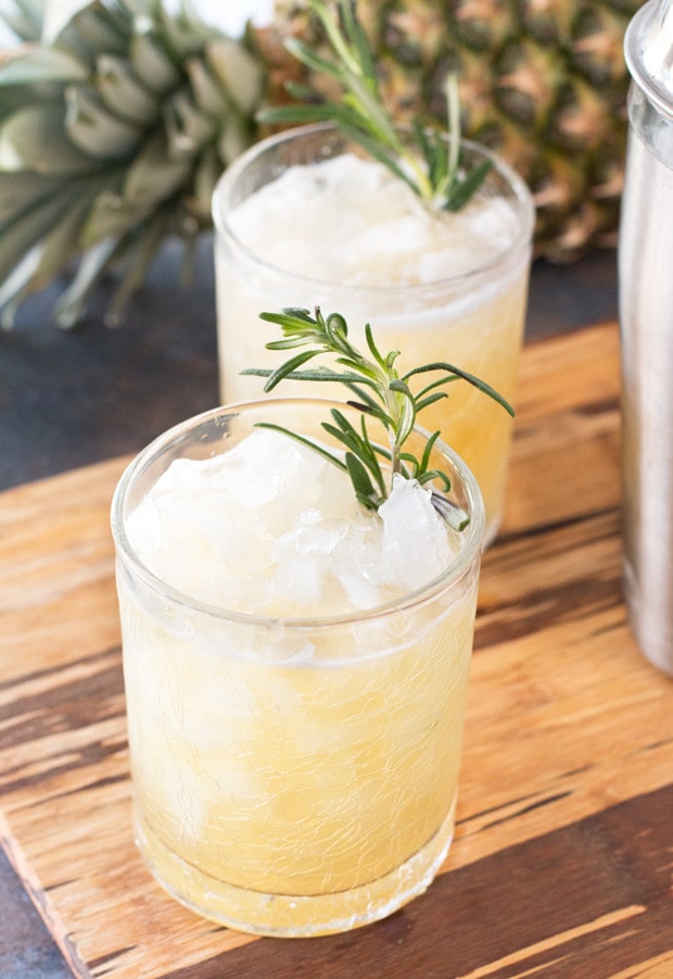 Pineapple Rosemary Smash | cakenknife.com