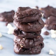 Triple Chocolate Avocado Cookies| cakenknife.com