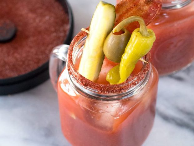 My Ultimate Bloody Mary Cake N Knife