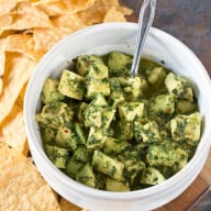 Spicy Avocado Chimichurri Salsa | cakenknife.com