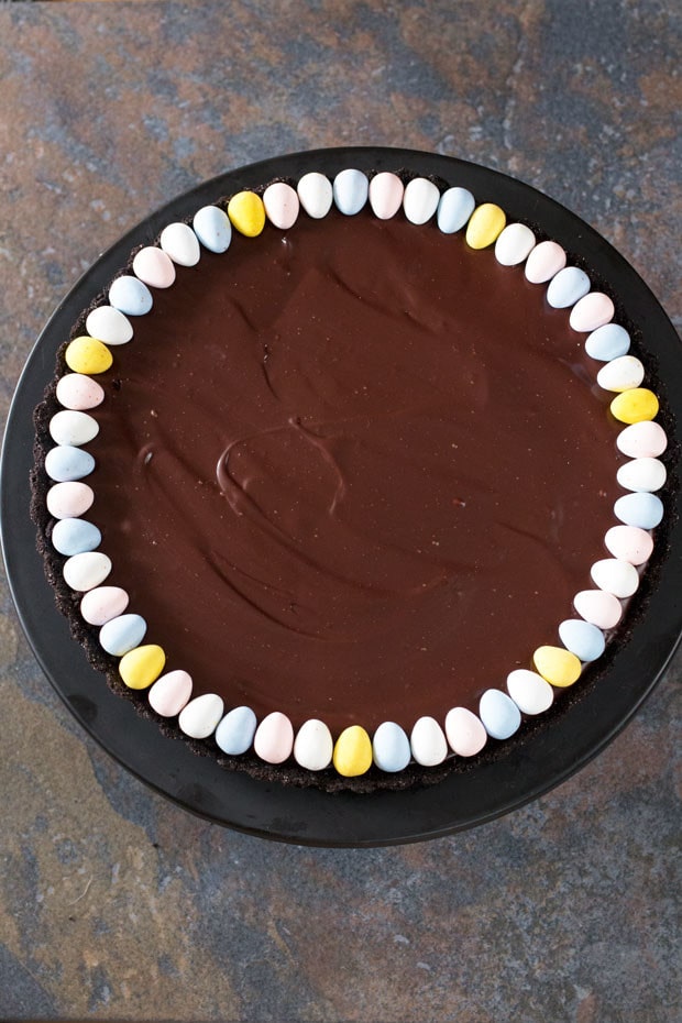 Chocolate Bourbon Caramel Tart | cakenknife.com