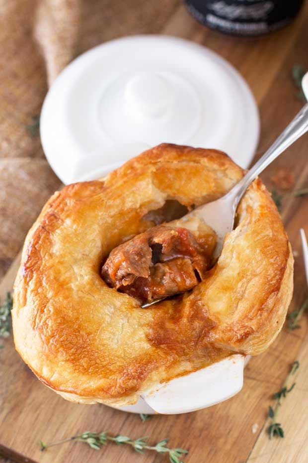 Guinness Beef Stew Pot Pies | cakenknife.com