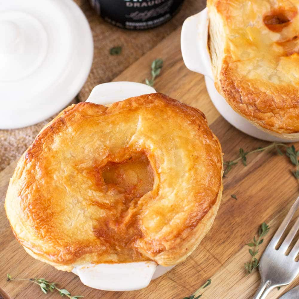 Guinness Beef Stew Pot Pies | cakenknife.com