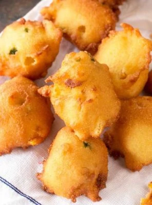 Jalapeno Agave Cornbread Fritters | cakenknife.com