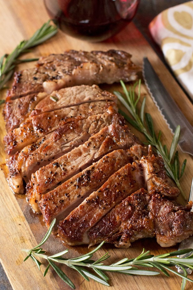 The Perfect Ribeye Steak + A Le Creuset Giveaway! | cakenknife.com