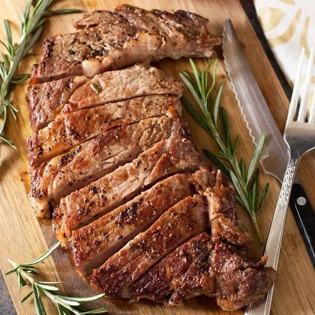 The Perfect Ribeye Steak + A Le Creuset Giveaway! | cakenknife.com