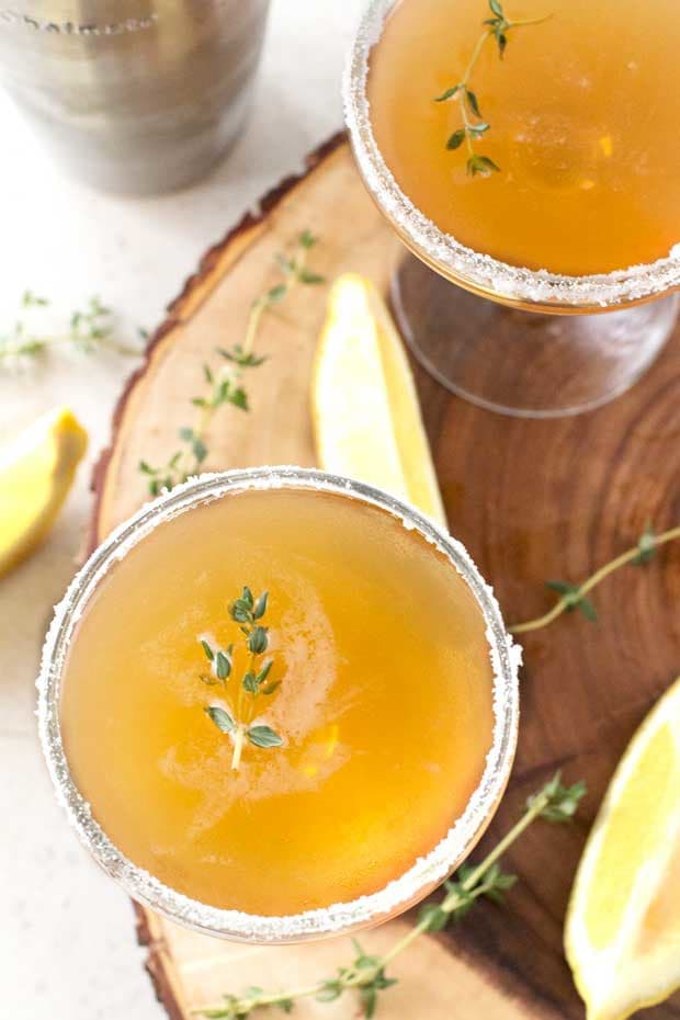 Lemon Thyme Sidecar | cakenknife.com