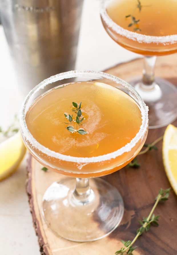 Lemon Thyme Sidecar | cakenknife.com