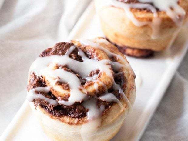 Mini Nutella Cinnamon Rolls Recipe Cake N Knife