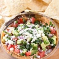 South of the Border Hummus with Sabra Hummus | cakenknife.com