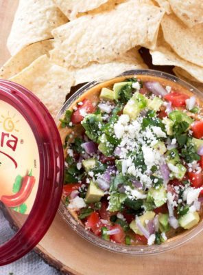 South of the Border Hummus with Sabra Hummus | cakenknife.com