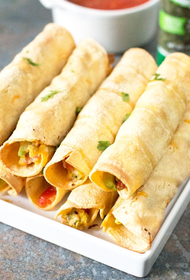 Breakfast Taquitos | cakenknife.com