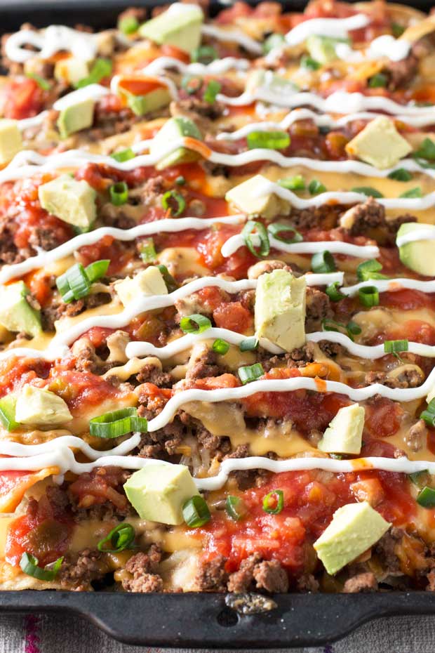 Loaded Nachos (Extra Spicy!} | cakenknife.com