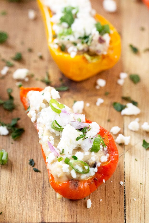 Greek Stuffed Roasted Sweet Peppers