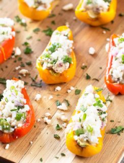 Greek Stuffed Roasted Sweet Peppers